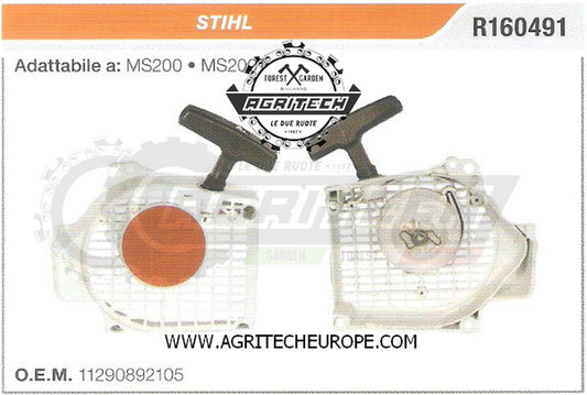 11290892105 CARTER AVVIAMENTO COMPLETI MOTOSEGA STIHL  MS200T MS200  AVVIATORE