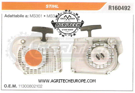 11300802102 CARTER AVVIAMENTO COMPLETI MOTOSEGA STIHL MS361 MS341 AVVIATORE