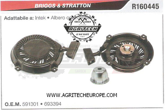 693394 CARTER AVVIAMENTO COMPLETI  BRIGGS & STRATTON INTEK ALBERO ORIZZONTALE