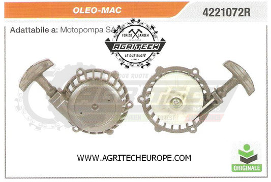 4221072R CARTER AVVIAMENTO COMPLETI MOTOPOMPE OLEO MAC SA18 ORIGINALE