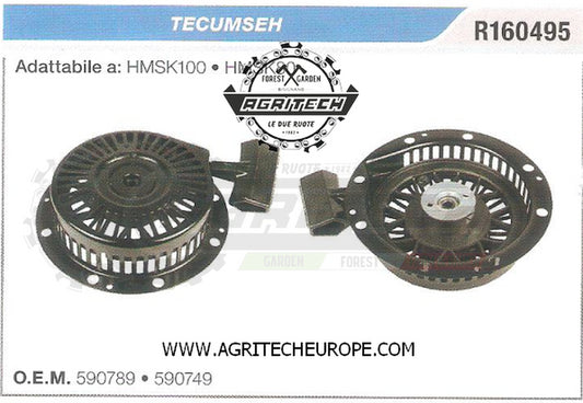 590749 CARTER AVVIAMENTO COMPLETI AVVIATORE  TECUMSEH   HMSK100  HMSK80