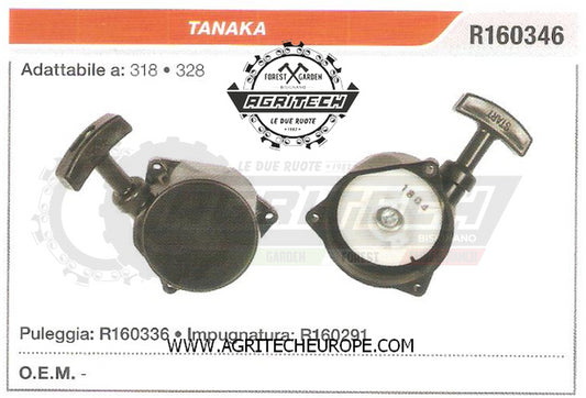 R160346 CARTER AVVIAMENTO COMPLETI AVVIATORE DECESPUGLIATORE TANAKA 318 328