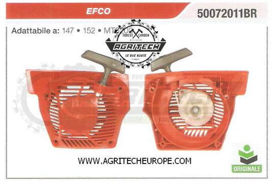 50072011BR CARTER AVVIAMENTO COMPLETO MOTOSEGA EFCO 147 152 MT5200 ORIGINALE