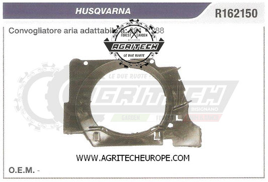 R162150 CARTER AVVIAMENTO COMPLETI CONVOGLIATORE ARIA MOTOSEGA HUSQVARNA 281 288