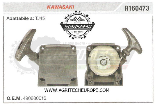 490880016 CARTER AVVIAMENTO COMPLETI DECESPUGLIATORE KAWASAKI TJ45