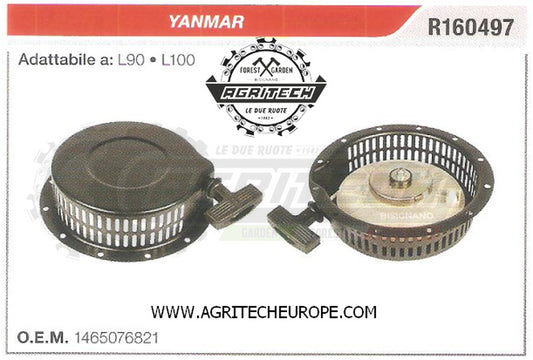 1465076821 CARTER AVVIAMENTO COMPLETI AVVIATORE MOTORE YANMAR L90 L100