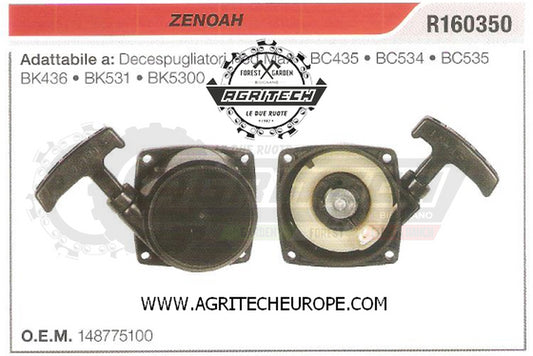 148775100 CARTER AVVIAMENTO COMPLETI DECESPUGLIATORE ZENOAH RED-MAX BC435 BC534