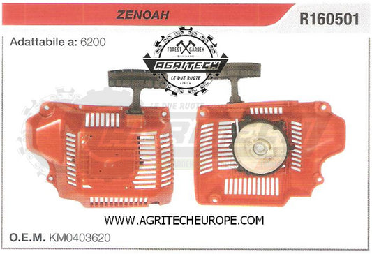 KM0403620 CARTER AVVIAMENTO COMPLETI AVVIATORE  ZENOAH 6200