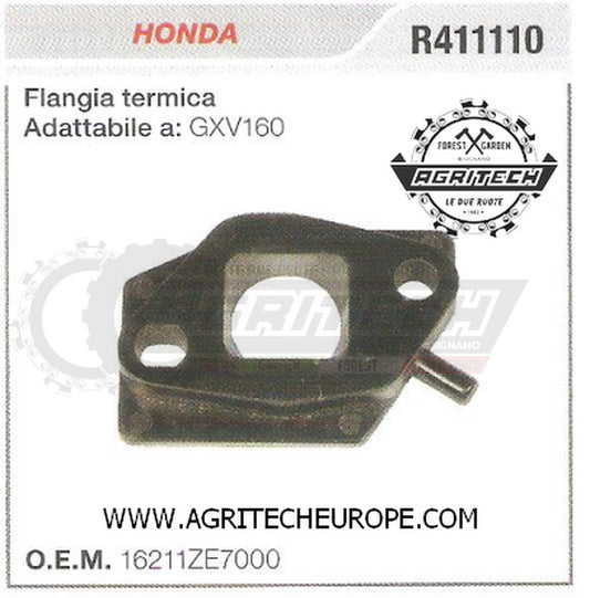 16211ZE7000 COLLETTORE FLANGIA TERMICA TAGLIAERBA HONDA GXV160