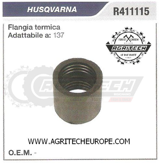 R411115 COLLETTORE FLANGIA TERMICA  MOTOSEGA HUSQVARNA 137