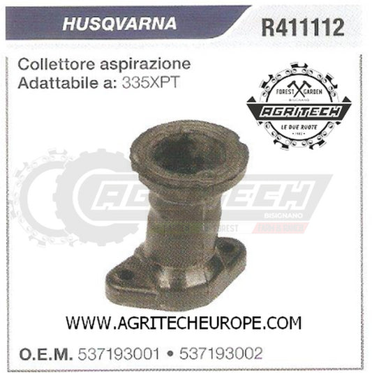 537193001 COLLETTORE FLANGIA TERMICA  MOTOSEGA HUSQVARNA  335XPT