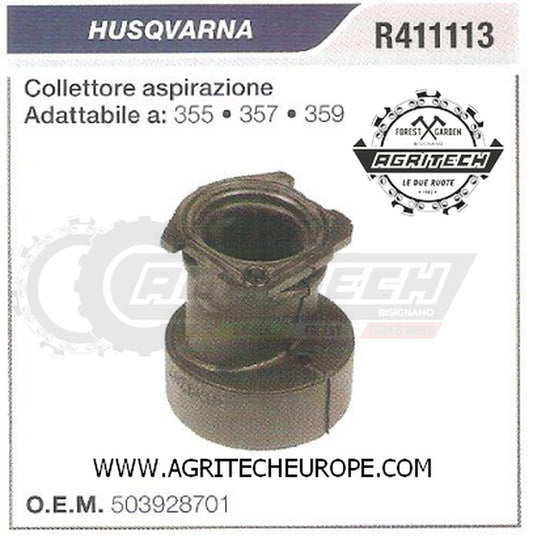 503928701 COLLETTORE FLANGIA TERMICA  MOTOSEGA HUSQVARNA  355 357 359