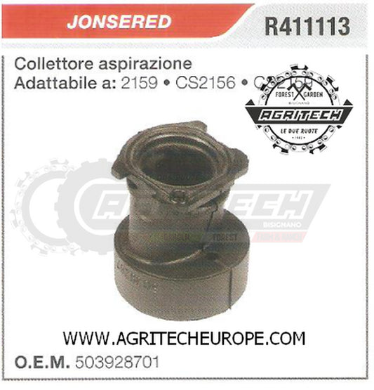 503928701 COLLETTORE FLANGIA TERMICA  MOTOSEGA JONSERED  2159 CS2159 CS2156