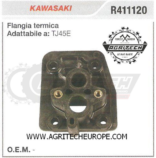 R411120 COLLETTORE FLANGIA TERMICA DECESPUGLIATORE KAWASAKI J45E