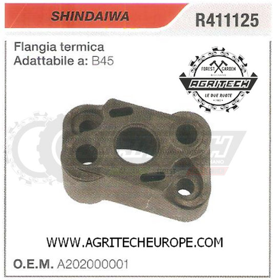 A202000001 COLLETTORE FLANGIA TERMICA DECESPUGLIATORE SHINDAIWA B45