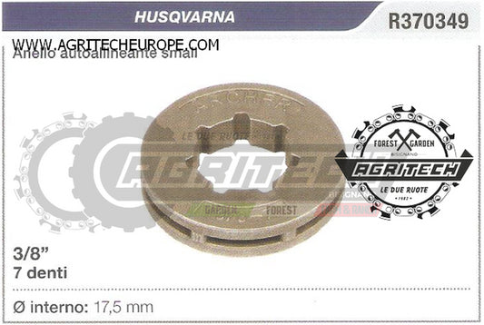 R370349 OREGON PIGNONE  MOTOSEGA HUSQVARNA ANELLO SMALL  3/8" 7 DENTI