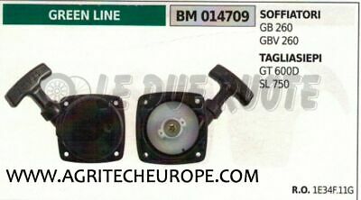 1E34F11G CARTER AVVIAMENTO COMPLETO TAGLIASIEPI TOSASIEPE GREENLINE GT 600D
