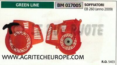 CARTER AVVIAMENTO COMPLETO AVVIATORE SOFFIATORE GREENLINE GREENCUT EB 260 (2009)