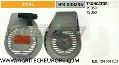 42010802102 CARTER AVVIAMENTO COMPLETO TRONCATRICE TRONCATORE STIHL TS 350 360