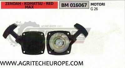 CARTER AVVIAMENTO COMPLETO AVVIATORE MOTORE ZENOAH KOMATSU REDMAX G 26