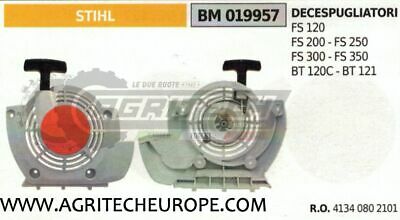 4134080201 CARTER AVVIAMENTO COMPLETO DECESPUGLIATORE STIHL FS350 BT 120C 121