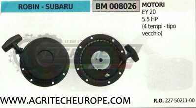 2275021100 CARTER AVVIAMENTO COMPLETO AVVIATORE MOTORE ROBIN SUBAR EY 20 5.5HP