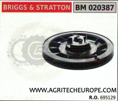 695129 PULEGGIA AVVIAMENTO MOTORE BRIGGS & STRATTON 8 HP TRATTORINO RASAERBA