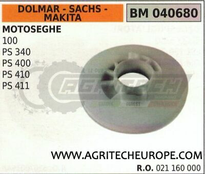 021160000 PULEGGIA AVVIAMENTO MOTORE SACH MAKITA DOLMAR 1000 PS 340 400 410 411