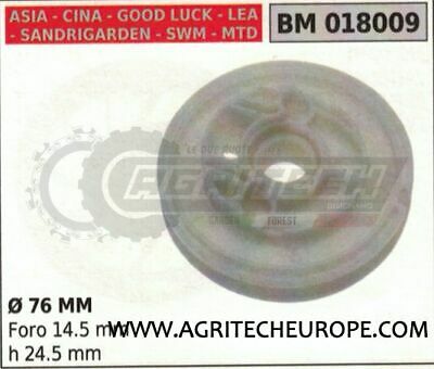 PULEGGIA AVVIAMENTO MOTOSEGA CINESE ASIA CINA SANDRIGARDEN SWM MTD Ø 76