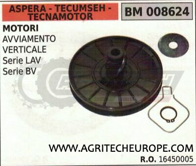 16450005 PULEGGIA AVVIAMENTO MOTORE TECNAMOTOR AVVIAMENTO VERTICALE SERIE LAV BV