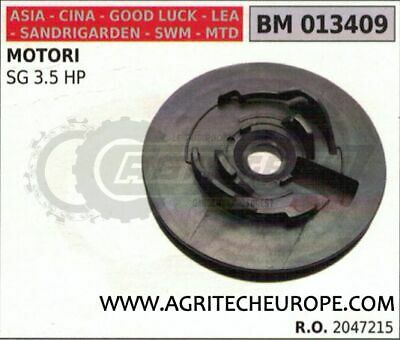2047215 PULEGGIA AVVIAMENTO MESSA IN MOTO MOTORE SG 3.5 HP CV