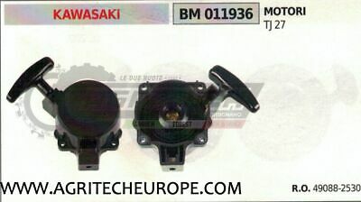 490882530 ORIGINALE CARTER AVVIAMENTO COMPLETO AVVIATORE MOTORE KAWASAKI TJ 27
