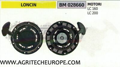 CARTER AVVIAMENTO AVVIATORE COMPLETO MOTORE LONCIN LC 160 200