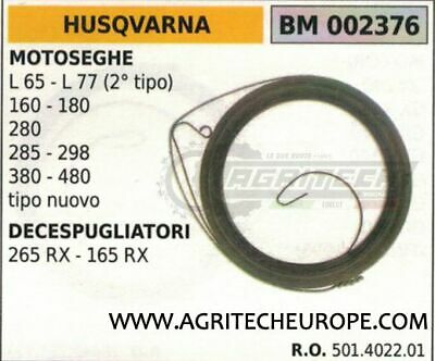 501402201 MOLLA AVVIAMENTO DECESPUGLIATORE HUSQVARNA 265RX 165RX