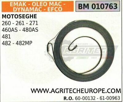 6000132 6100963 MOLLA AVVIAMENTO MOTOSEGA DYNAMAC EFCO OLEOMAC 260 261 271 460AS