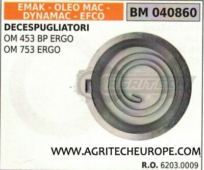 62030099 MOLLA AVVIAMENTO DECESPUGLIATORE OLEOMAC 453BPERGO 753 ERGO