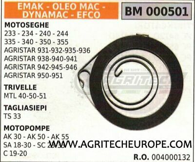 004000132 MOLLA AVVIAMENTO MOTOSEGA OLEOMAC EFCO 233 234 240 244 335 340 350 355