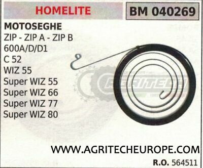 564511 MOLLA AVVIAMENTO MOTOSEGA HOMELITE ZIP 600 C52 SUPER WIZ 55 66 77 80