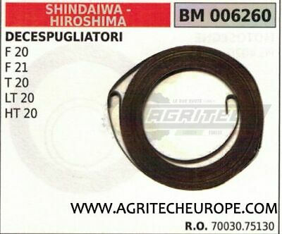 7003075130 MOLLA AVVIAMENTO DECESPUGLIATORE SHINDAIWA F20 F21 T20 LT20 HT20