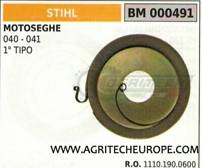 11101900600 MOLLA AVVIAMENTO COMPLETA MOTOSEGA STIHL 040 041 I TIPO