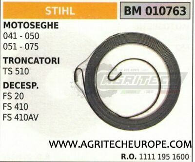 11111951600 MOLLA AVVIAMENTO MOTOSEGA STIHL 041 050 051 075 TRONCATRICE TS510