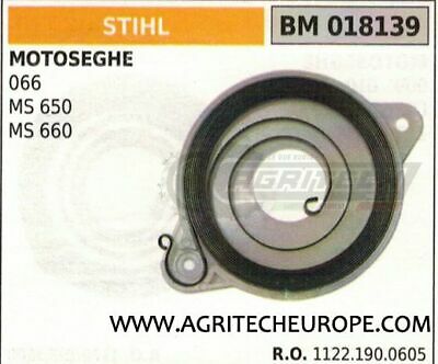 11221900605 MOLLA AVVIAMENTO COMPLETA MOTOSEGA STIHL 066 MS650 MS660