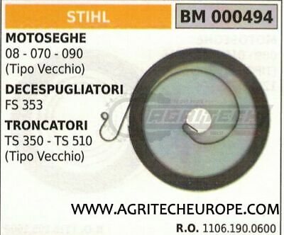 11061900600 MOLLA AVVIAMENTO COMPLETA TRONCATRICE STIHL TS 350 510