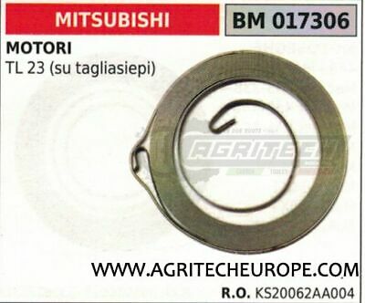 KS20062AA004 MOLLA AVVIAMENTO TAGLIASIEPI TOSASIEPE MOTORE MITSUBISHI TL 23
