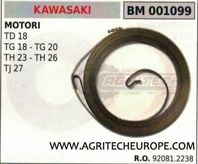 920812238 MOLLA AVVIAMENTO DECESPUGLIATOR KAWASAKI TD18 TG18 TG20 TH23 TH26 TJ27
