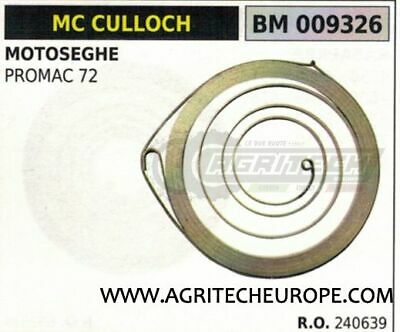 240639 MOLLA AVVIAMENTO MOTOSEGA MCCULLOCH PRO MAC 72
