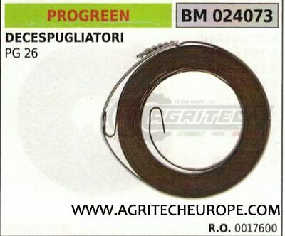 0017600 MOLLA AVVIAMENTO DECESPUGLIATORE GREENCUT PROGREEN PG 26