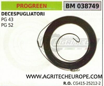 CG415252122 MOLLA AVVIAMENTO DECESPUGLIATORE GREENCUT PROGREEN PG 43 52