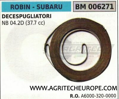A60003200000 MOLLA AVVIAMENTO DECESPUGLIATORE ROBIN SUBAR NB042D 37.7cc