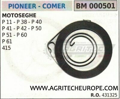 431325 MOLLA AVVIAMENTO MOTOSEGA PIONEER COMER P 11 38 40 41 42 50 51 60 61 415